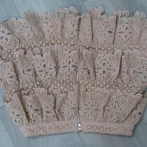 AQUA PINK LACE SKIRT SIZE S